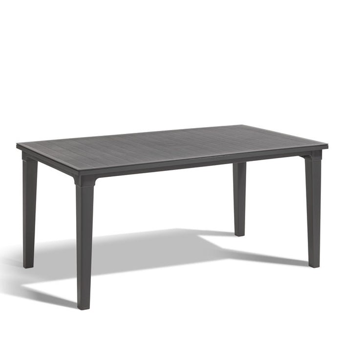 Futura Table + 4 Tisara Chairs Graphite