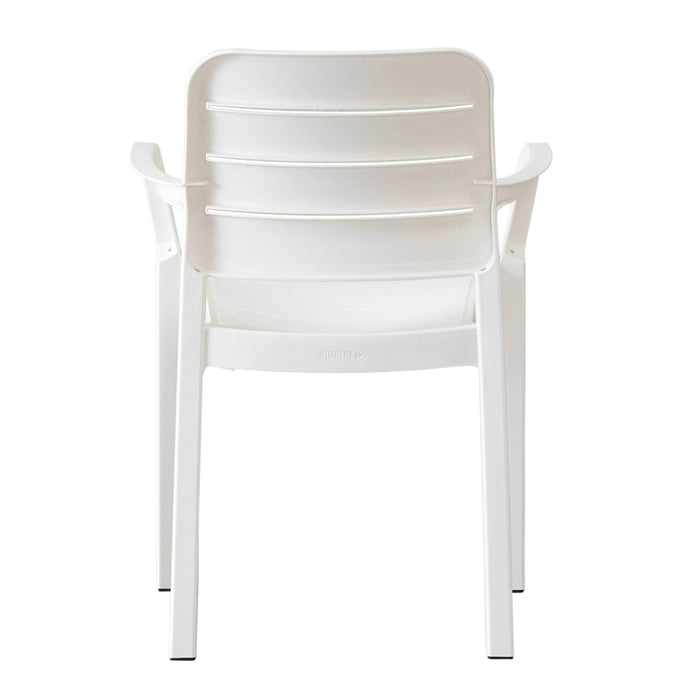 Keter Harmony Outdoor Dining Table + Tisara Chairs (White)
