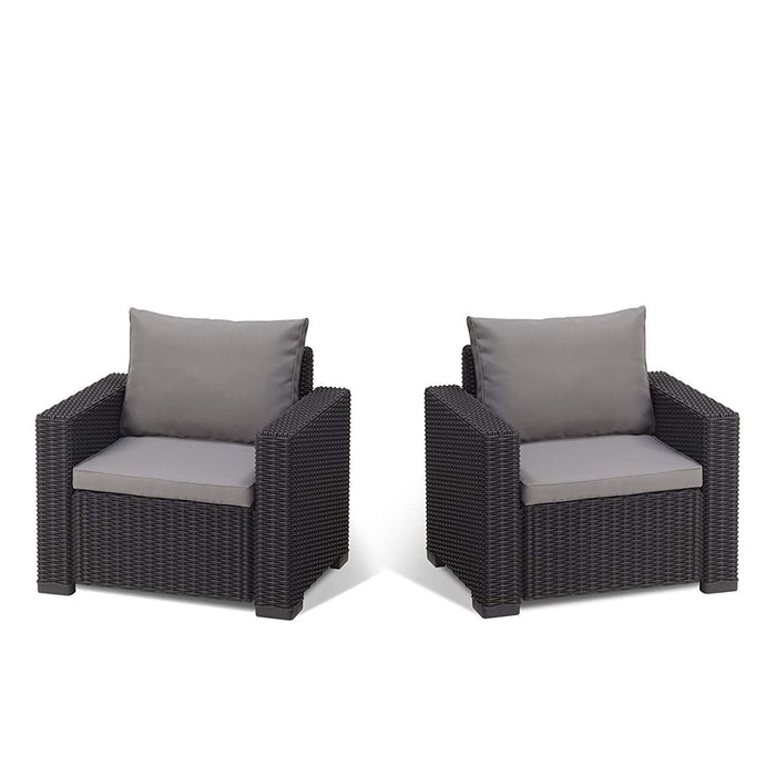 California Armchair + Deluxe Table set