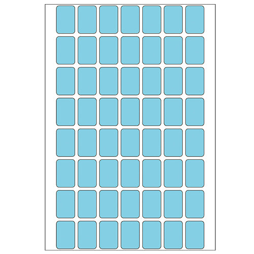 Office Pack Multi-purpose Labels 12 x 18mm Blue (2343)