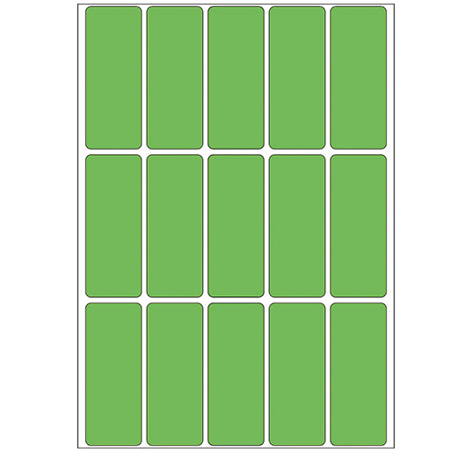 Office Pack Multi-purpose Labels 20 x 50mm Green (2415)