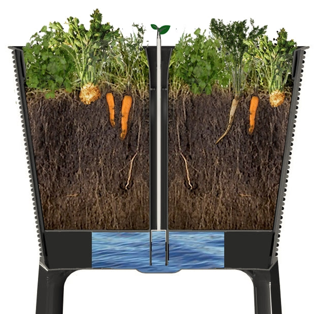 Easy Grow Garden Patio Planter with legs 120L
