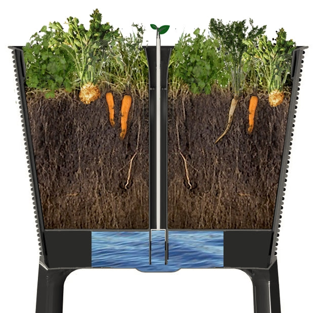 Easy Grow Garden Patio Planter with legs 120L