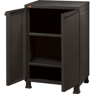 Keter Rattan Wall and Base with Legs Cabinet