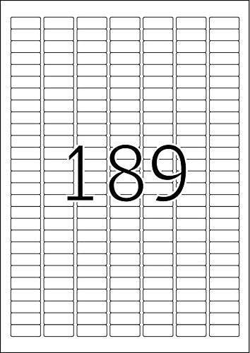 PREMIUM labels A4, 25,4 x 10 mm, white (4333)