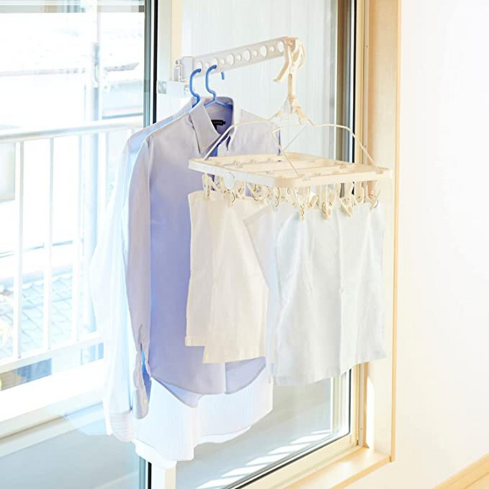 Clothes Drying Hanger for Window Frame MAH-1