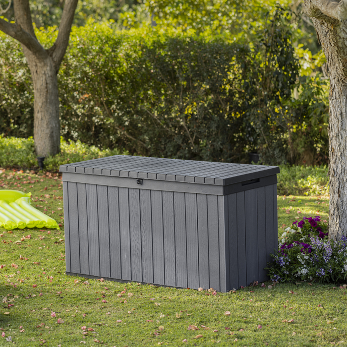 Darwin Deck Box 570L Graphite (FREE DELIVERY)