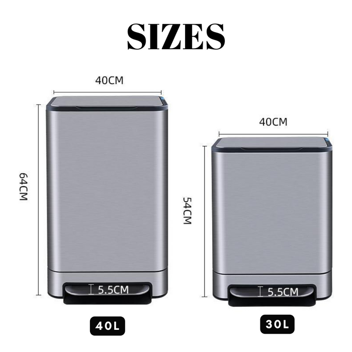 Soft Close Pedal Bin 30L