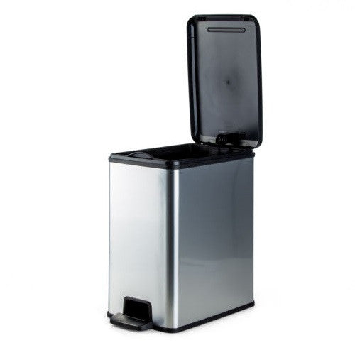 Curver Slim Pedal Bin 25L Metallic