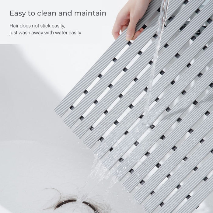 Non Slip Bathroom Floor Mat Grey