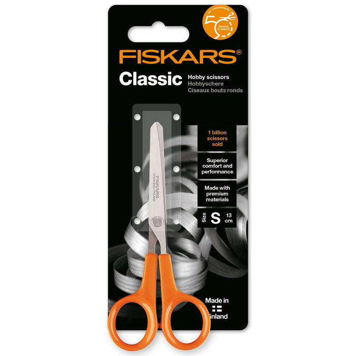 Fiskars Classic Blunt Tip Hobby Scissors 13cm - For Kids