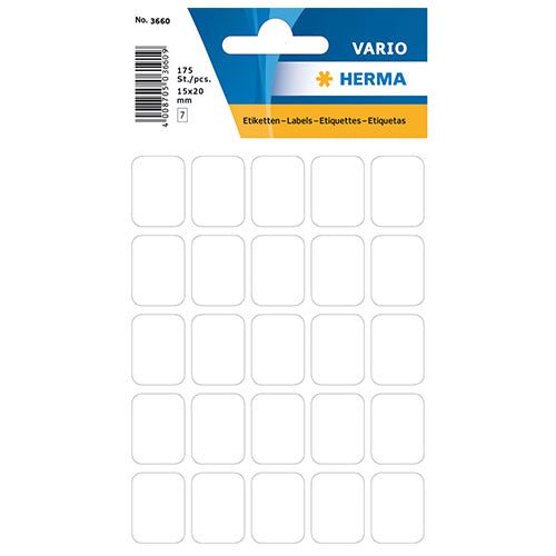 Multi-purpose Labels 15 x 20mm White (3660)