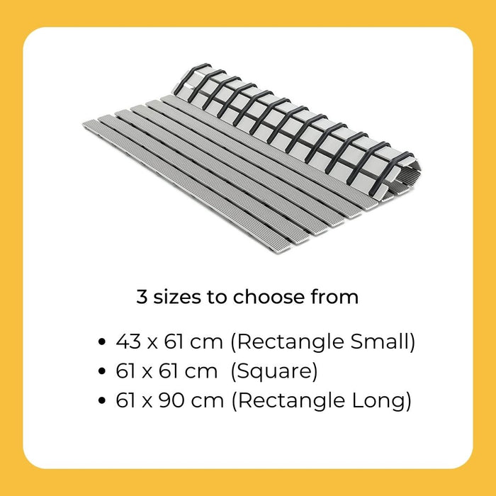 Non Slip Bathroom Floor Mat Grey