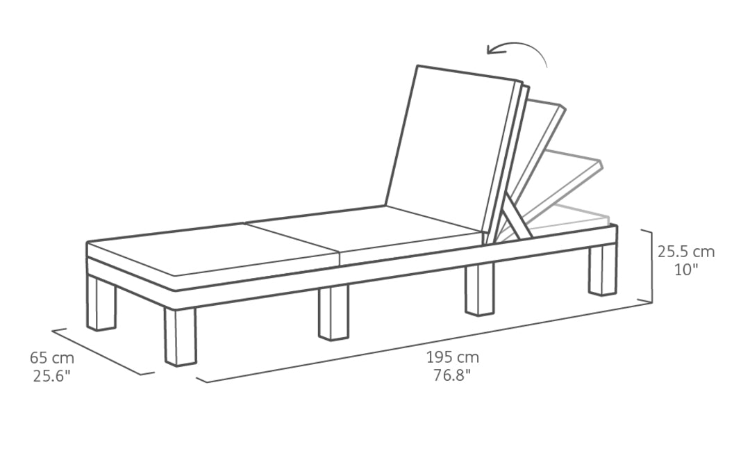 Daytona Sun lounger