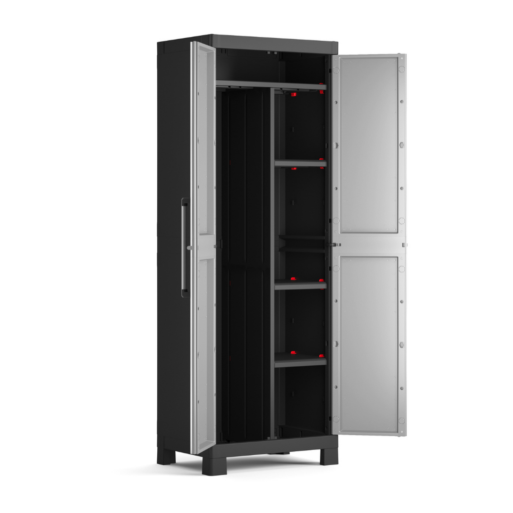 Keter Detroit Multipurpose Plastic Storage Indoor Cabinet — The