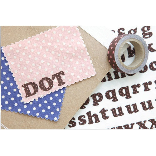 Alphabet Sticker Dot