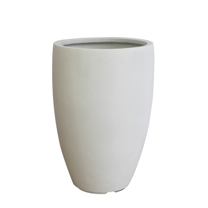 Tampa Tall Planter White Smooth