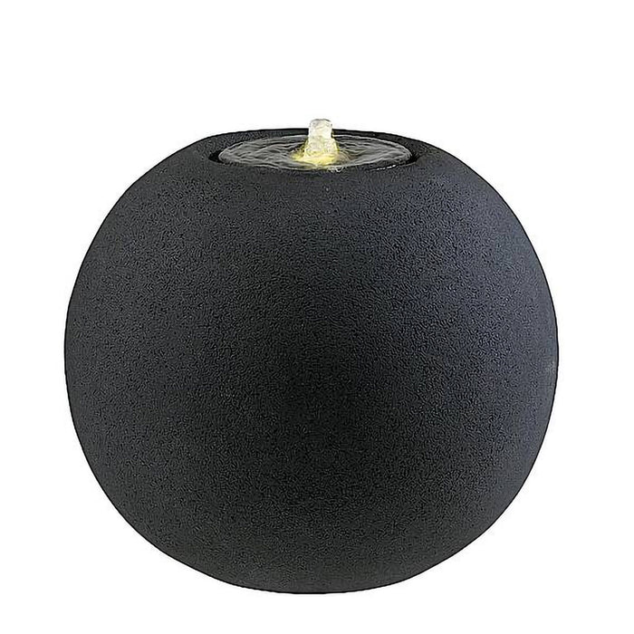 Maicao Round Water Fountain Granite Grey | Black Stone (3 Sizes)
