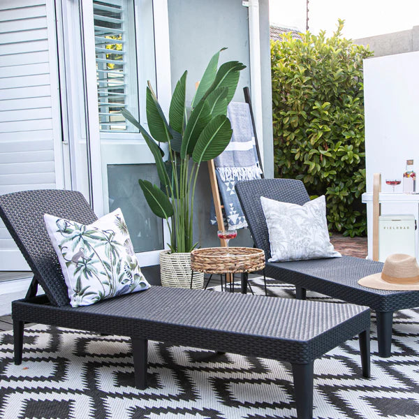 Jaipur sun discount lounger graphite