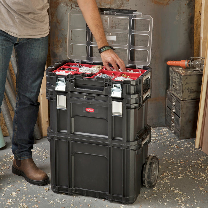 Connect Rolling Tool Storage System Black