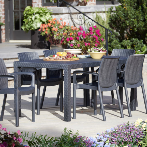 Quartet table with four chairs by keter hotsell
