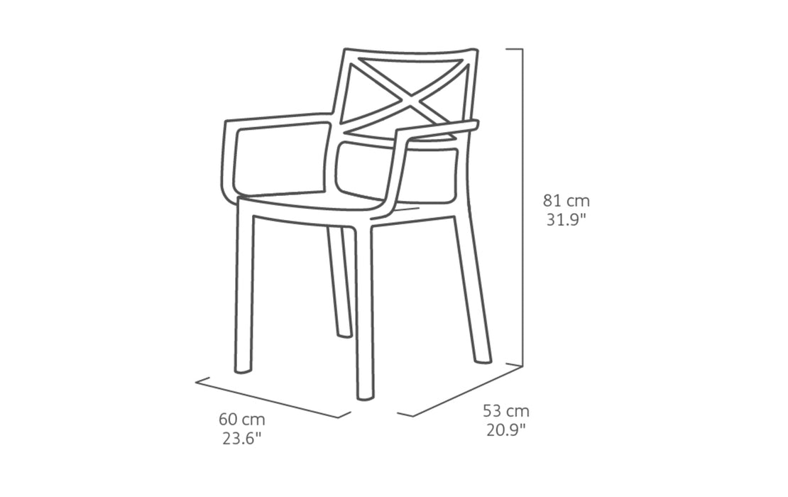 Metalix Outdoor Chair Cast Iron