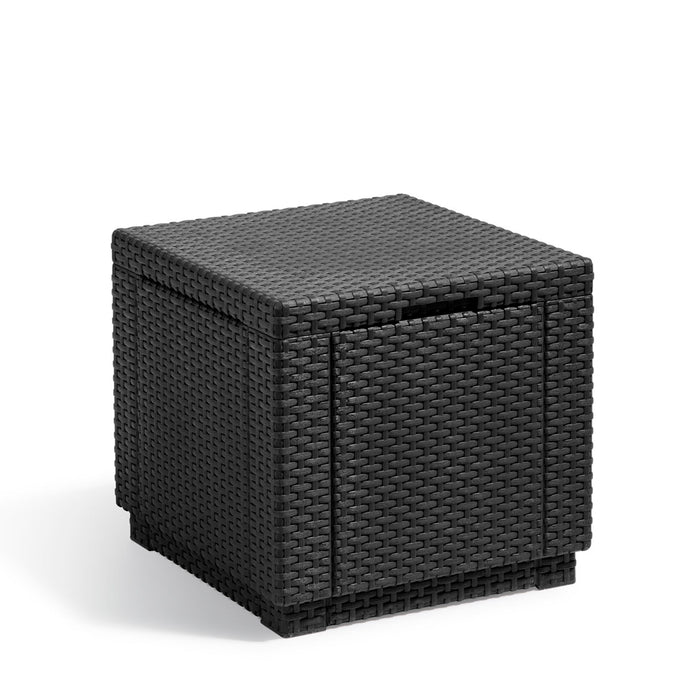 Cube Storage Side Table Graphite