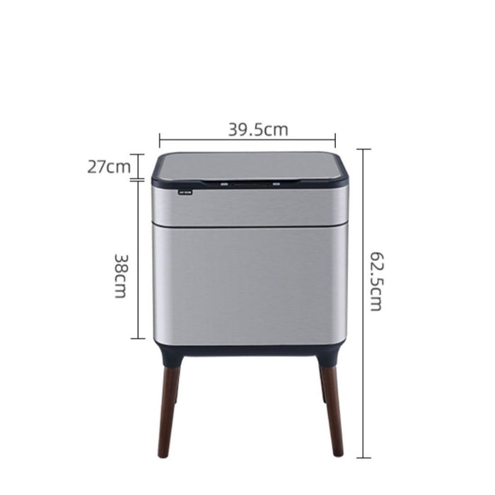 30L Kitchen Smart Sensor Bin with legs Rechargable