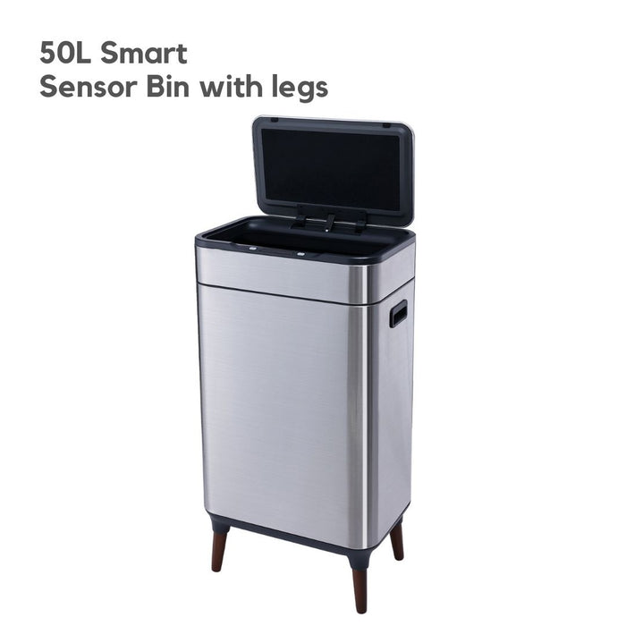 50L Kitchen Smart Sensor Bin with legs (Rechargable)