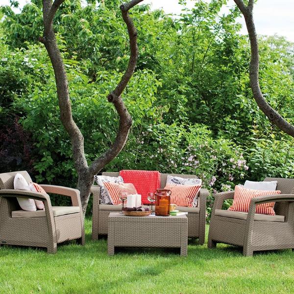 Keter corfu sales 4 piece set