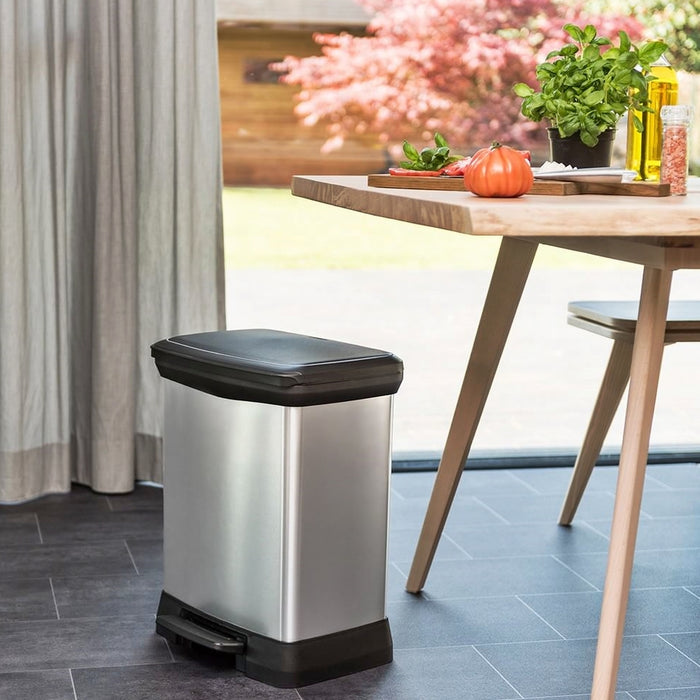 curver duo pedal bin Curver Deco Step Pedal Bin Rectangle 30L — The Home Shoppe