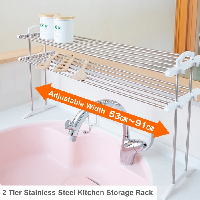 2 Tier Kitchen Storage Rack TOS-10 S/S