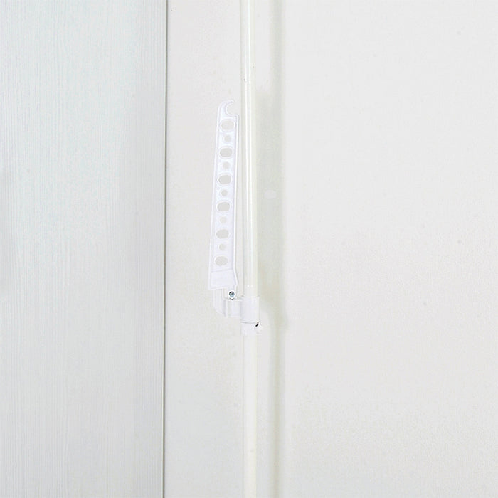 Laundry Standing Pole Rack White TMH-2