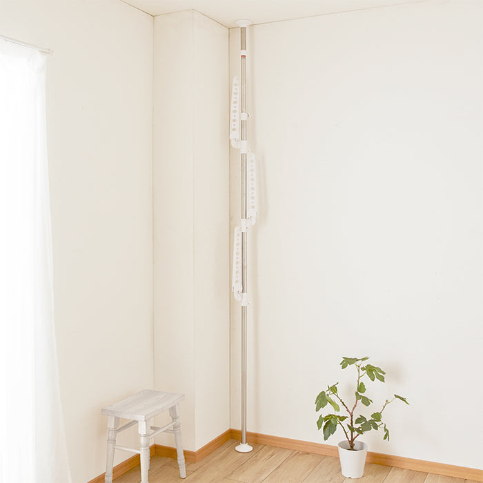 Laundry Hanger Standing Pole Clothes Rack Stainless Steel Outdoor TMH 3 The Home Shoppe