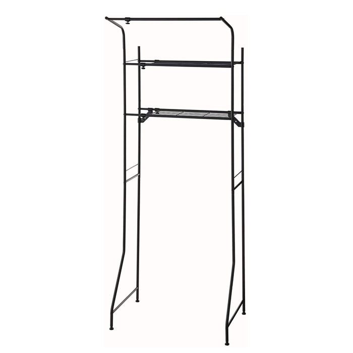 Heian shindo Slim Extendable Washing Machine Laundry Rack Black HSR-2B ...