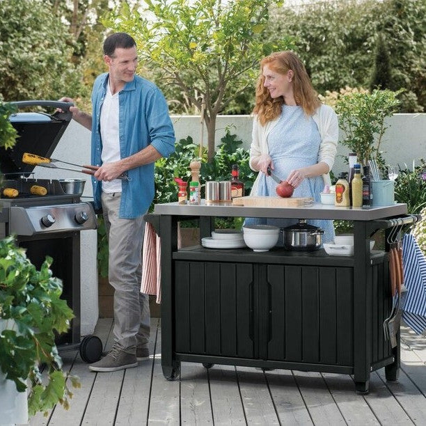 Keter Unity XL Storage Buffet BBQ Table