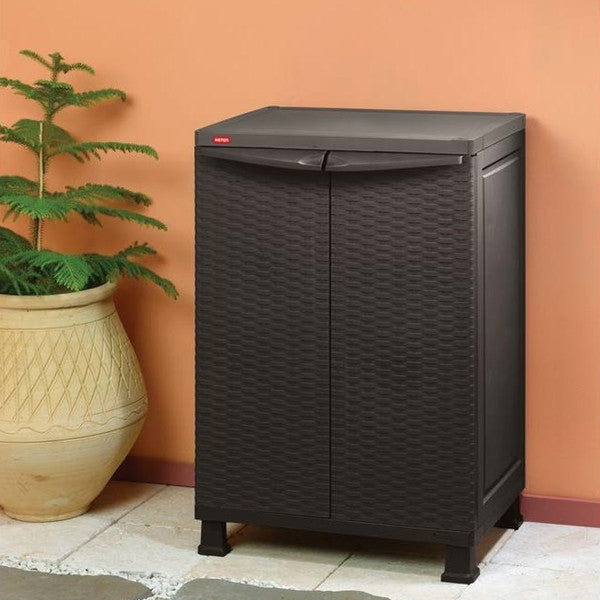 Keter Rattan Wall and Base with Legs Cabinet
