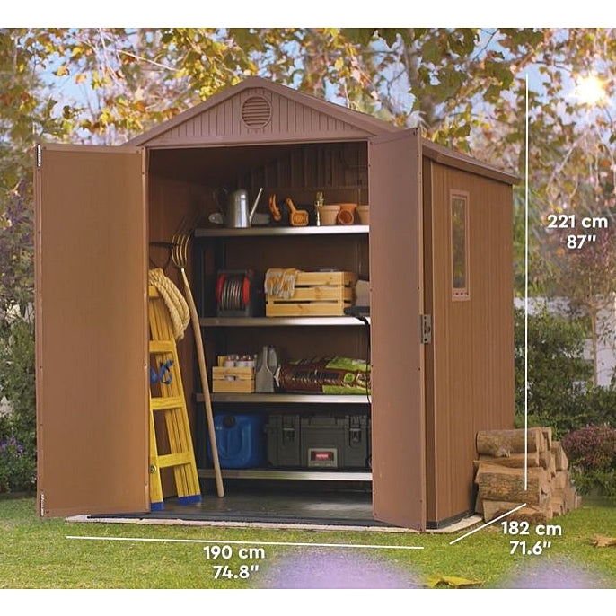 Darwin 6 x 6 Outdoor Garden Shed (Free Delivery + Assembly)