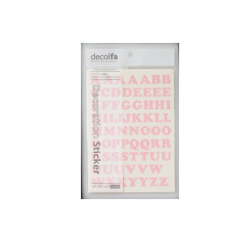 Alphabet Sticker Plain
