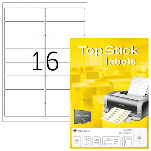 Top Stick Labels 99.1 x 33.9mm (8756)