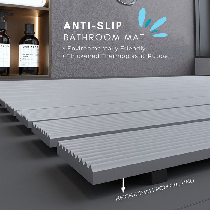 Non Slip bathroom Floor Mat Beige