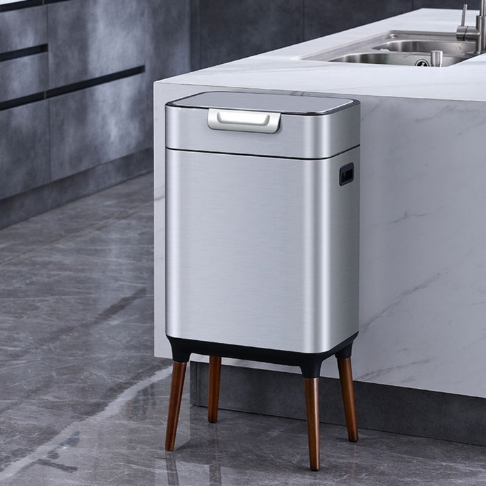 Stainless Steel Press Bin with legs (Multiple Sizes)