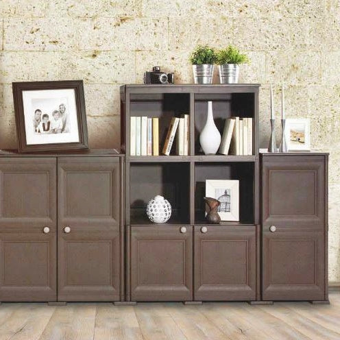 Tonterelli 2 Open Shelves + 1 Door Cabinet Unit