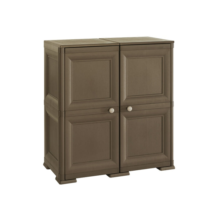Tonterelli Shoe Cabinet 8 Shelves + 4 Side Pockets 2 Door