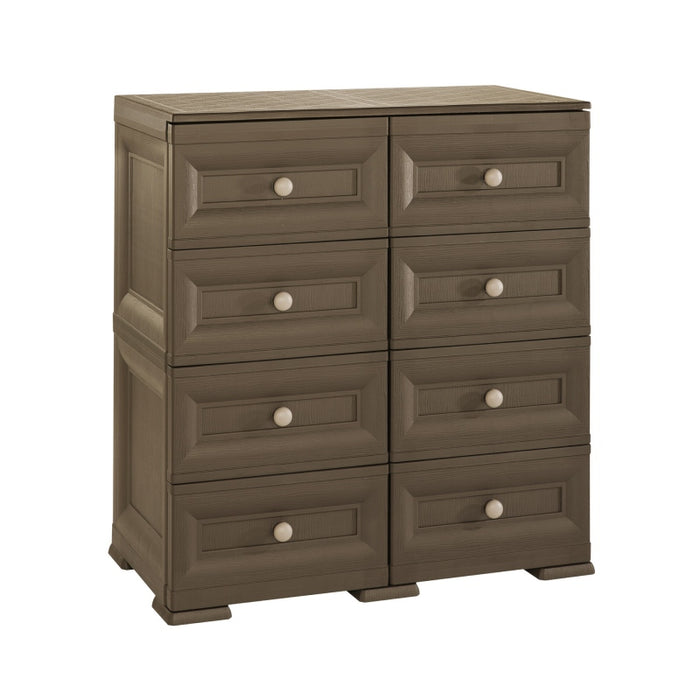 Wide 8 Drawers Unit