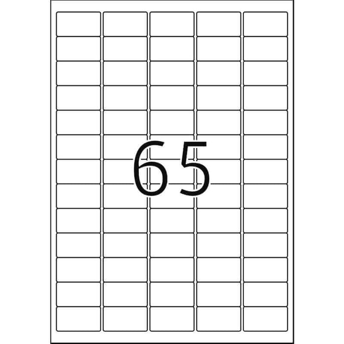 Top Stick Labels 38.1 x 21.2 mm (8781)