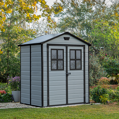 Lineus 6 x 5 Outdoor Storage Shed (Free Delivery + Assembly)
