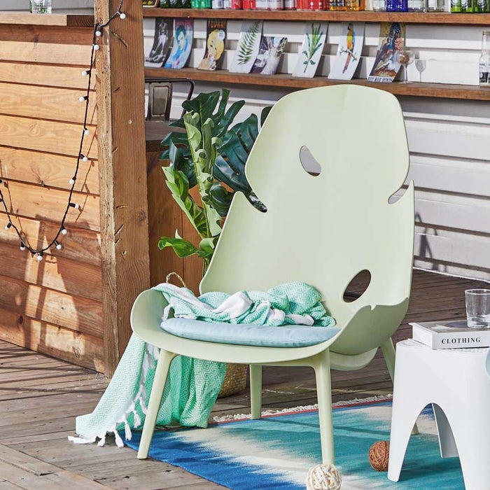 Monstera Outdoor Lounge Chair Green