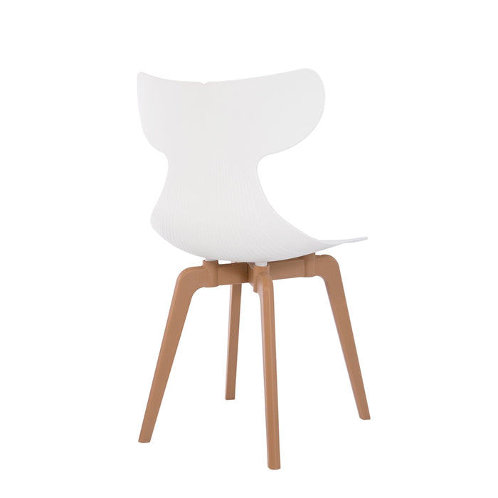 Lagoon Whale Leisure Dining Chair White