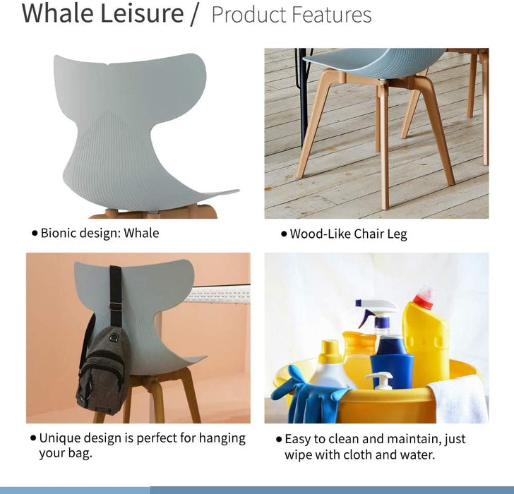 Lagoon Whale Leisure Dining Chair White